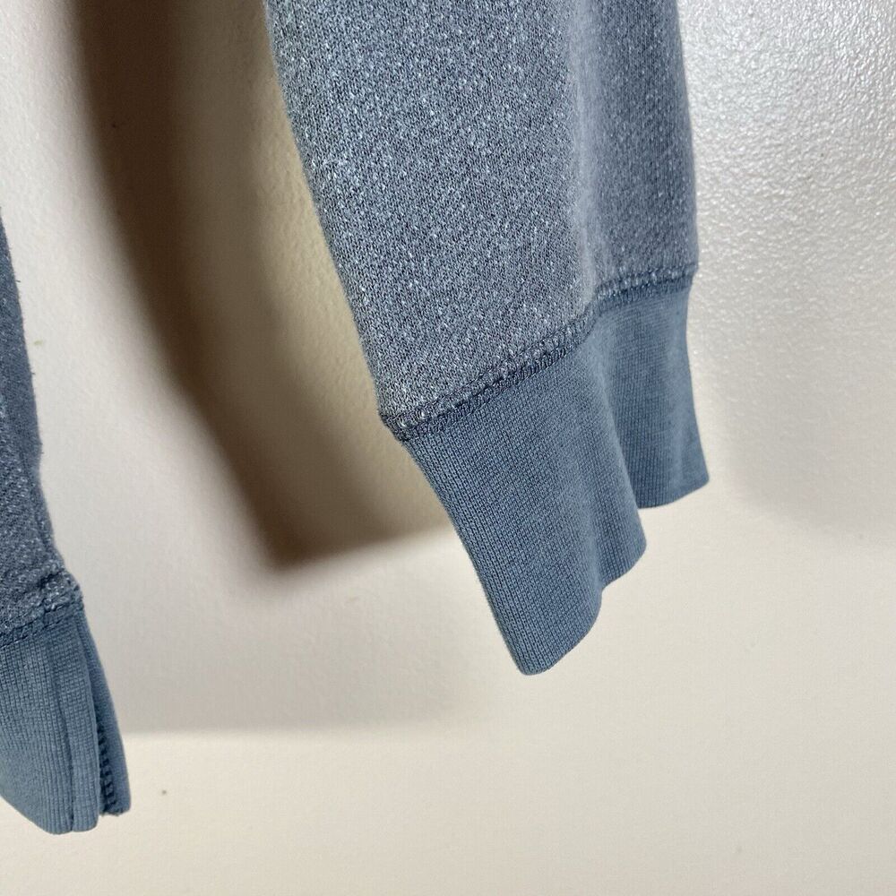 On The Byas Sweatshirt Men Large Gray Cotton Blend Pocket Crew Neck Lightweight - Picture 3 of 10